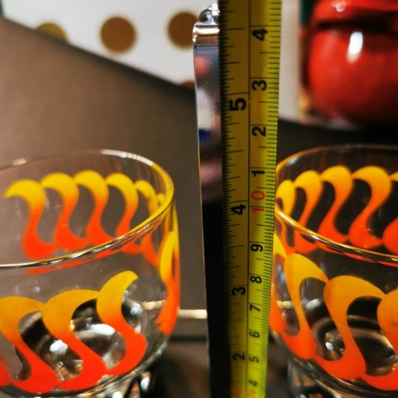 Vintage Condiment Caddy Orange & Yellow Design - Picture 12 of 15